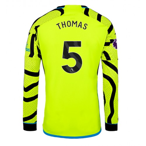 Pánský Fotbalový dres Arsenal Thomas Partey #5 2023-24 Venkovní Dlouhý Rukáv